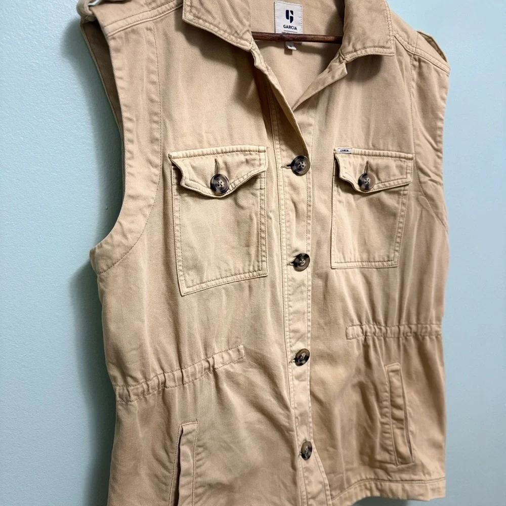 Caslon Tan Jean Jacket for Women - Picture 4 of 10